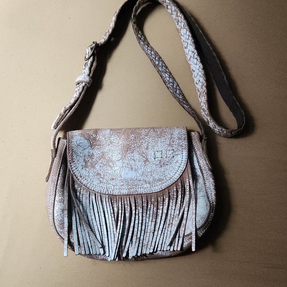 Bed Stu Eastend Nectar Lux Fringe Crossbody Purse Bag